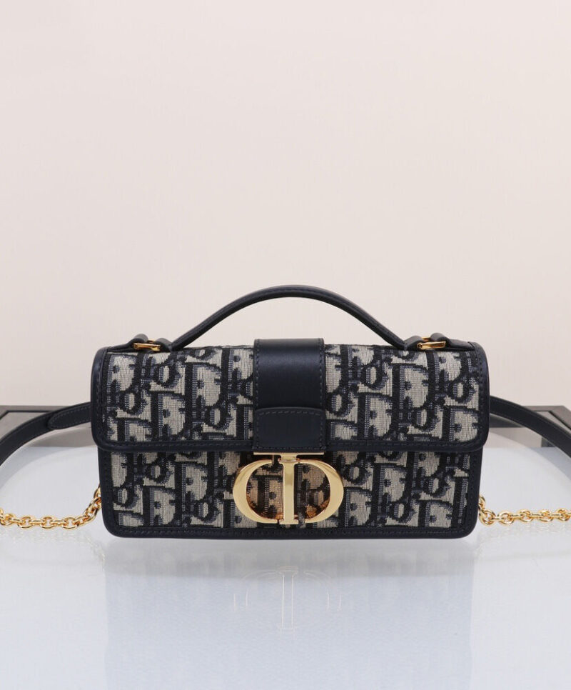 Christian Dior Miss Montaigne Mini Bag Dark Blue